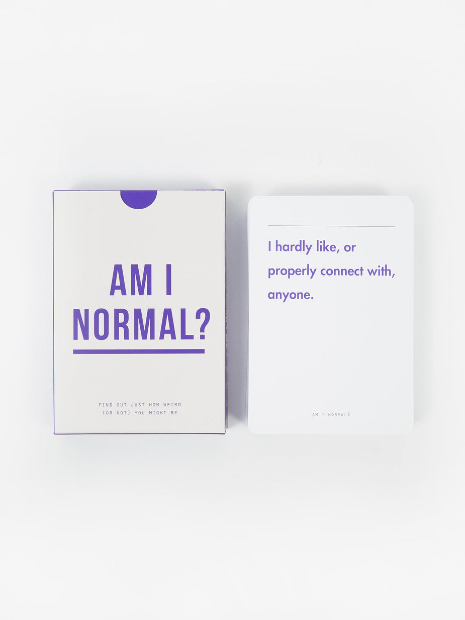 The School of Life The School of Life Am I Normal? Card Game - Purple