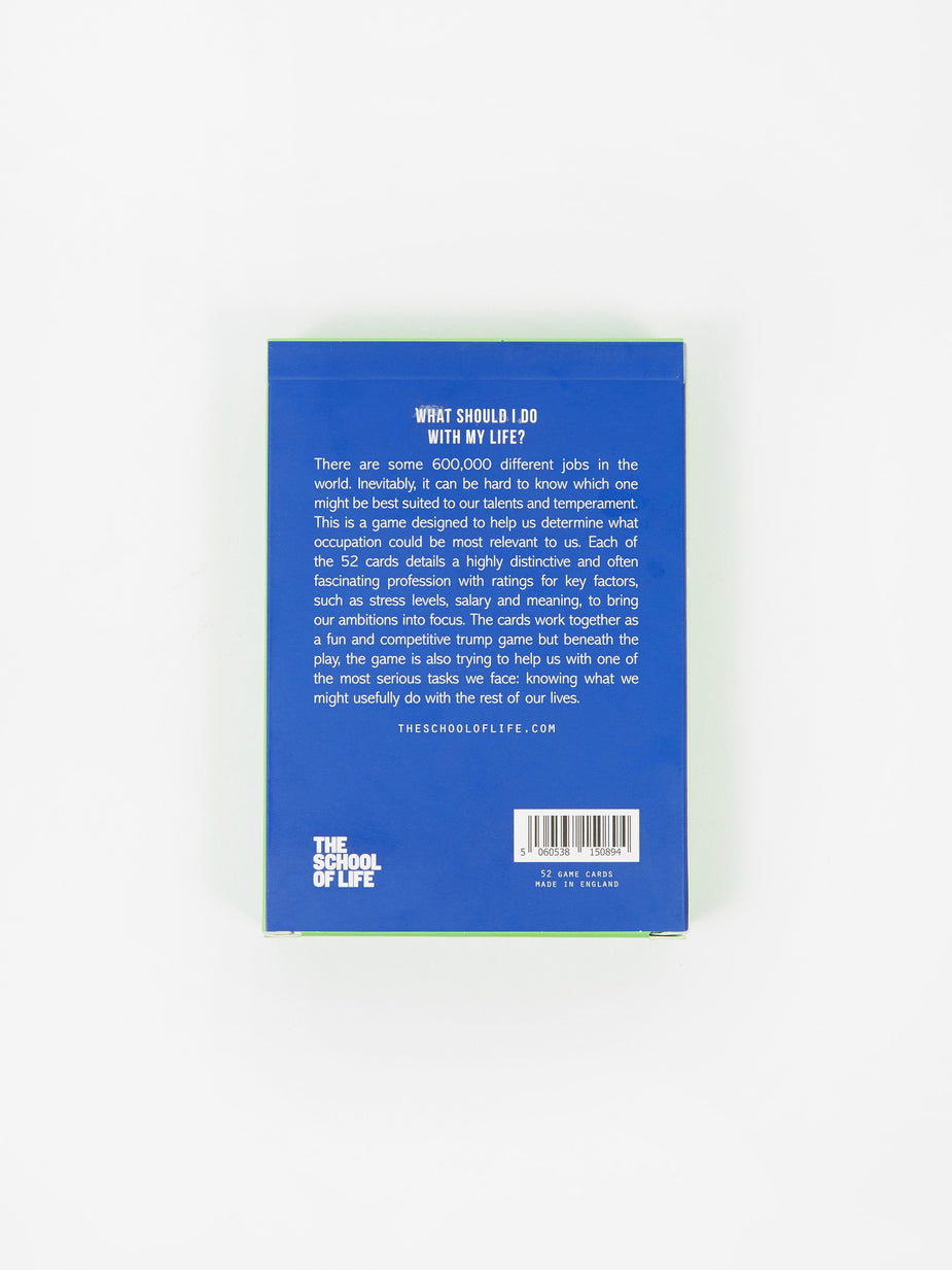 The School of Life The School of Life What Should I Do With My Life? Card Game - Blue