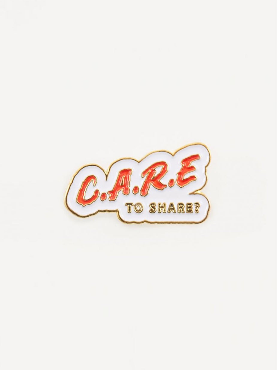 Good Worth Good Worth Care Pin - White - White