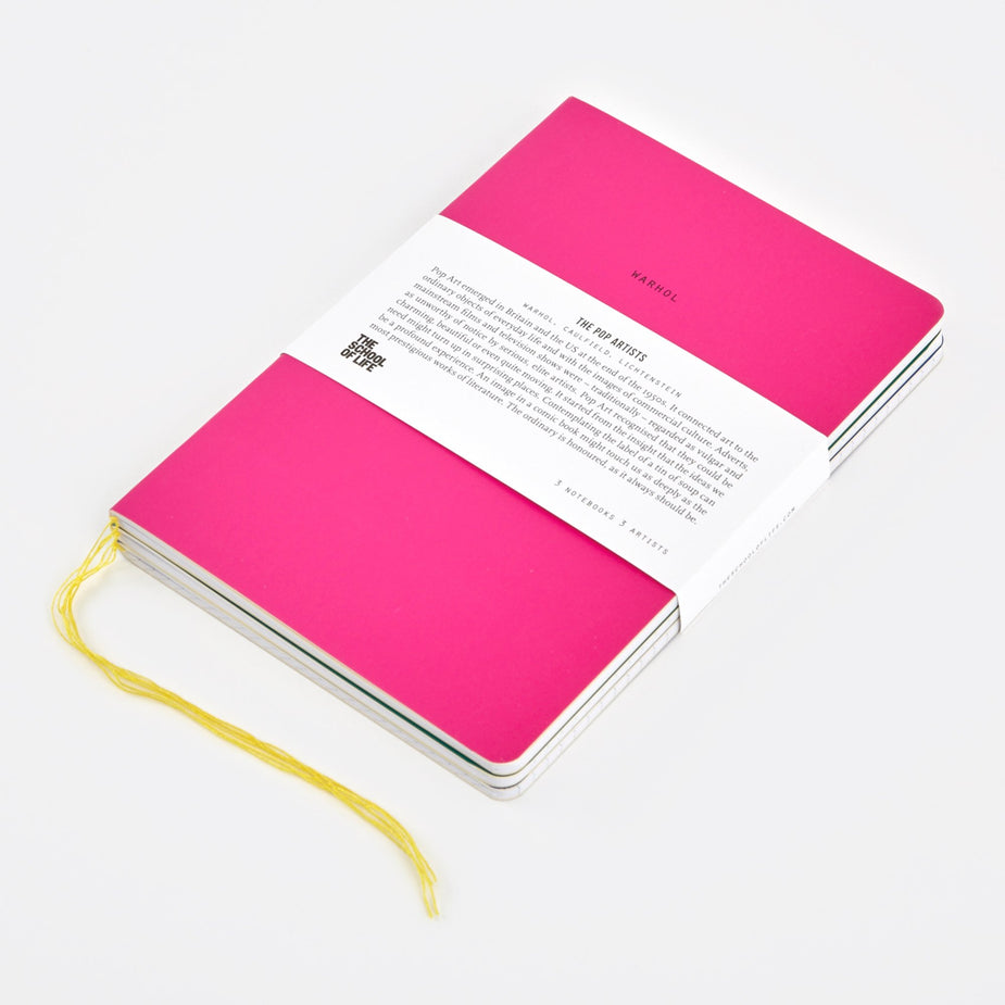 The School of Life The School of Life School of Thought Notebooks - The Pop Artists - Other