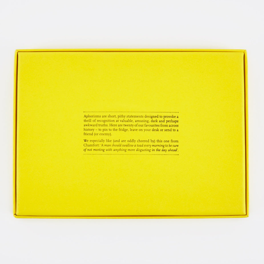 The School of Life The School of Life 20 Aphorisms - Other