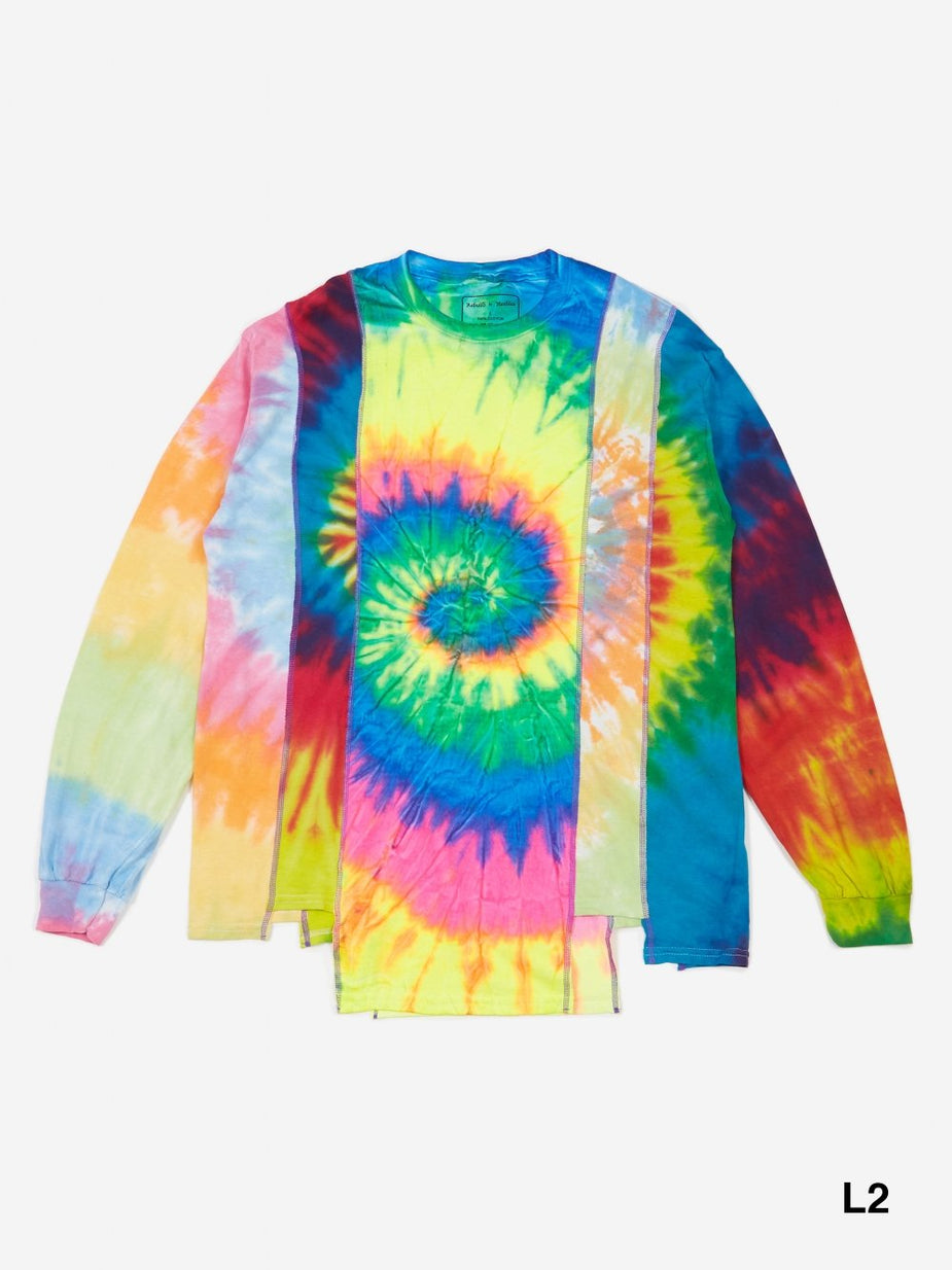 Needles Needles Rebuild 5 Cuts Longsleeve Tie-Dye T - Assorted - Multi