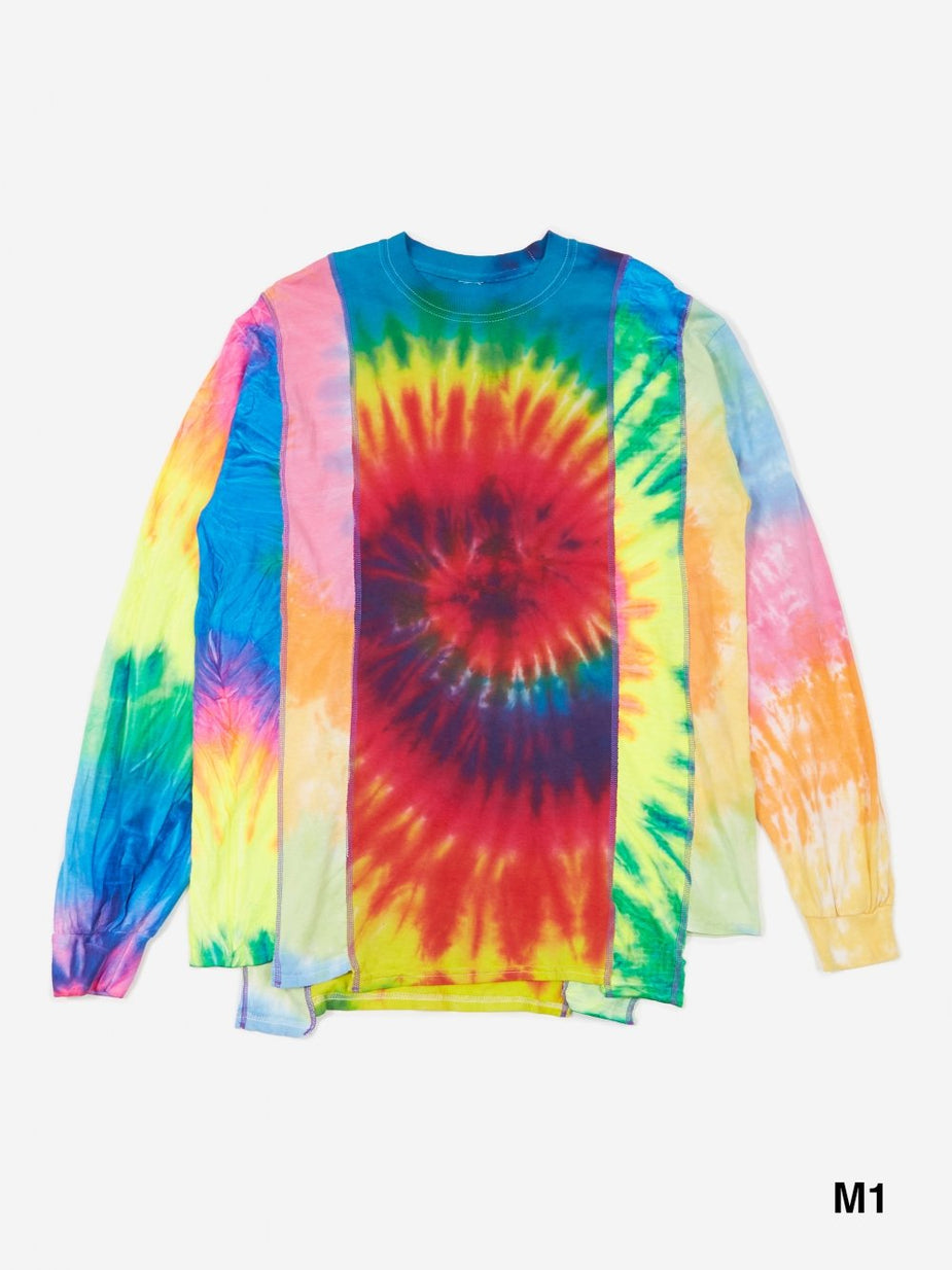 Needles Needles Rebuild 5 Cuts Longsleeve Tie-Dye T - Assorted - Multi