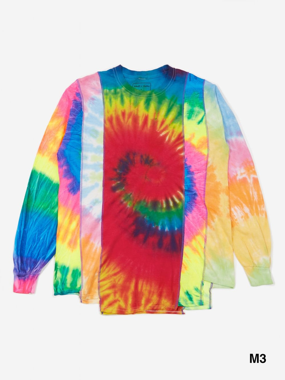 Needles Needles Rebuild 5 Cuts Longsleeve Tie-Dye T - Assorted - Multi