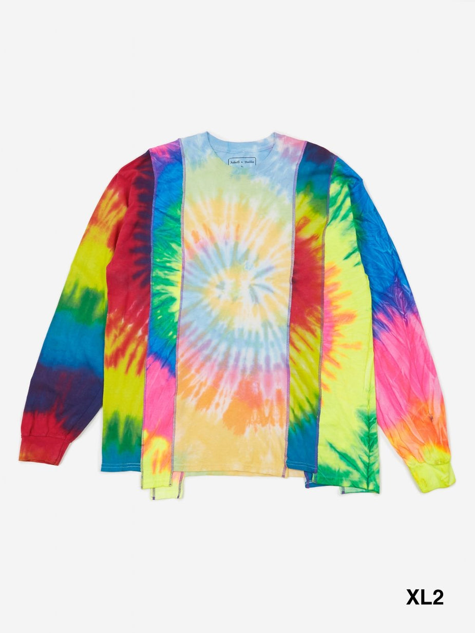 Needles Needles Rebuild 5 Cuts Longsleeve Tie-Dye T - Assorted - Multi