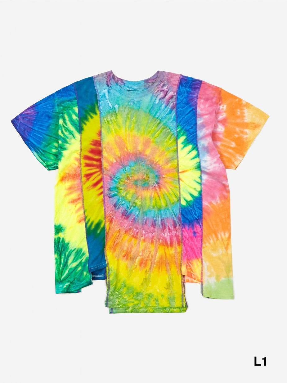 Needles Needles Rebuild 5 Cuts Tie-Dye T - Assorted - Multi