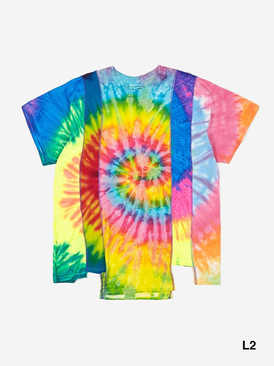 Needles Needles Rebuild 5 Cuts Tie-Dye T - Assorted - Multi