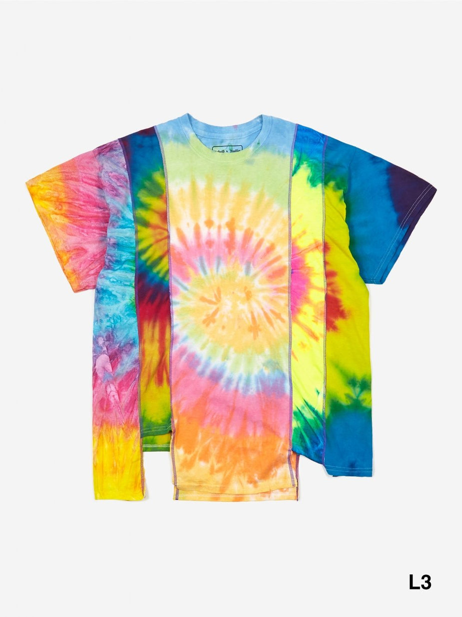 Needles Needles Rebuild 5 Cuts Tie-Dye T - Assorted - Multi