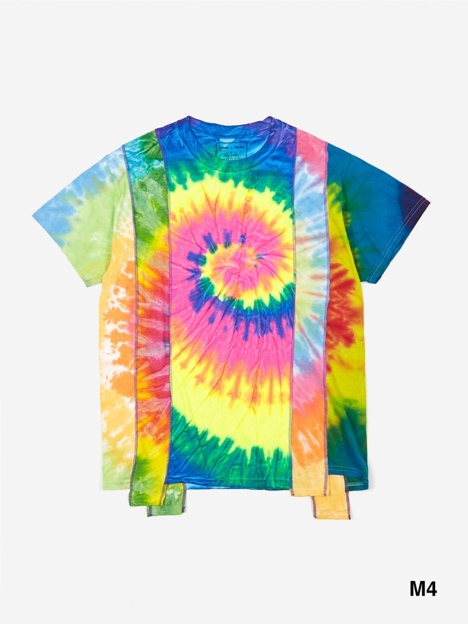 Needles Needles Rebuild 5 Cuts Tie-Dye T - Assorted - Multi