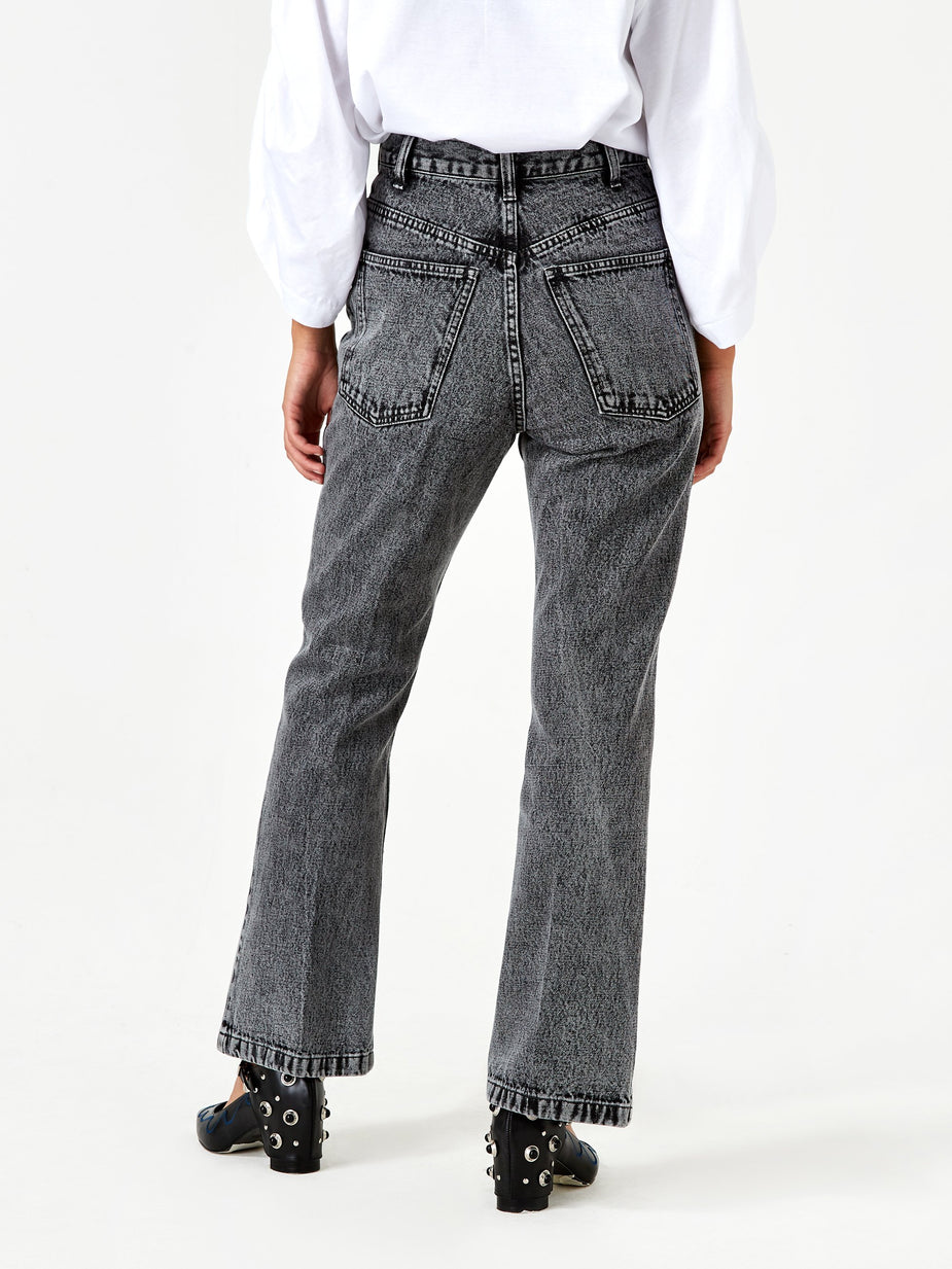 TOGA TOGA ARCHIVE Bleach Denim Jean - Black - Black