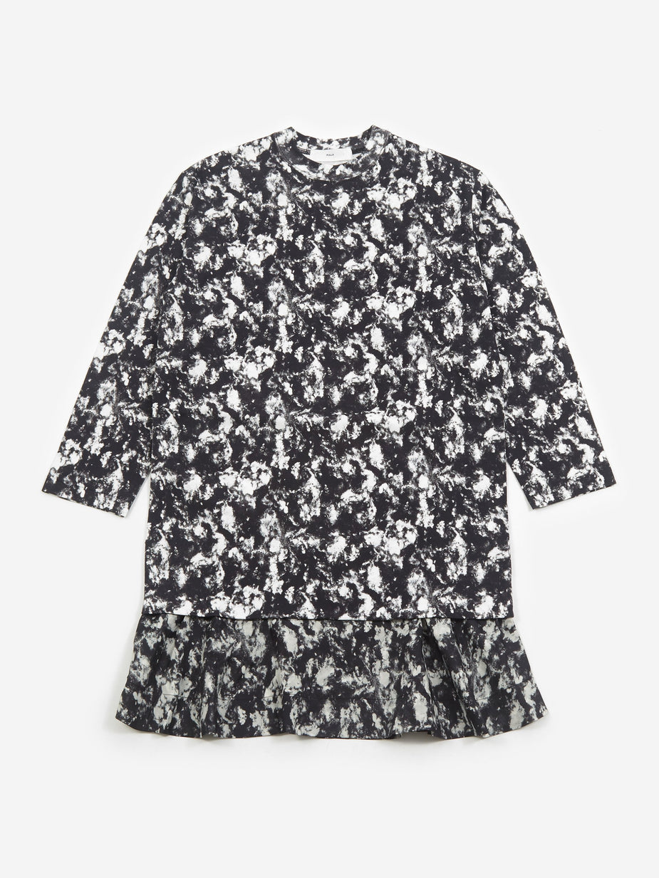 TOGA TOGA ARCHIVE Marble Print Dress - Black - Black