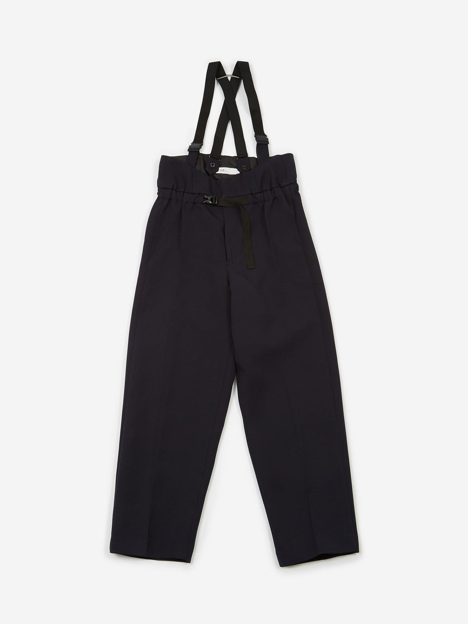 TOGA TOGA ARCHIVE Three-ply Suspender Pant - Navy - Blue