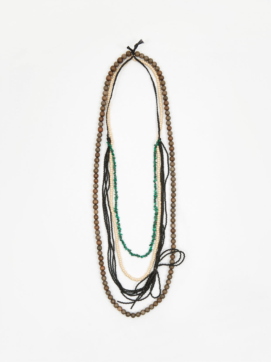 TOGA TOGA ARCHIVES Beads Necklace - Black - Black