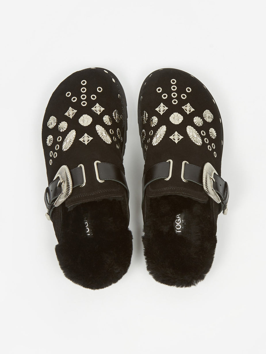 Toga Pulla Toga Pulla Buckle Mule - Black - Black