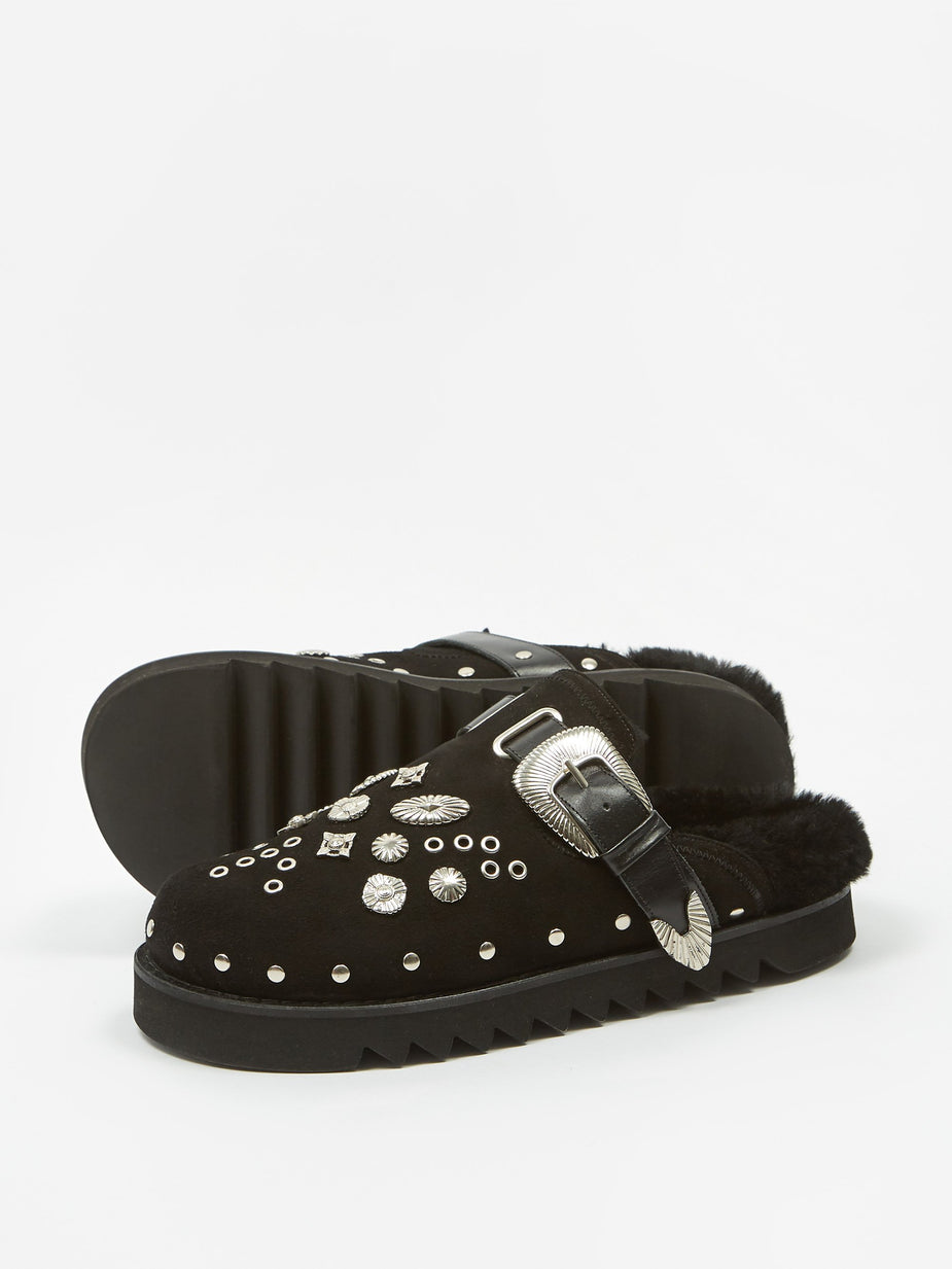 Toga Pulla Toga Pulla Buckle Mule - Black - Black