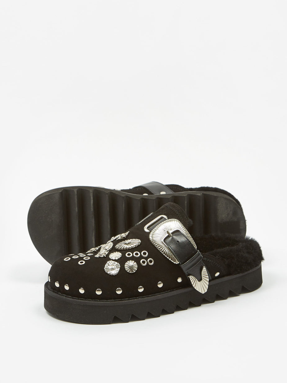 Toga Pulla Toga Pulla Buckle Mule - Black - Black