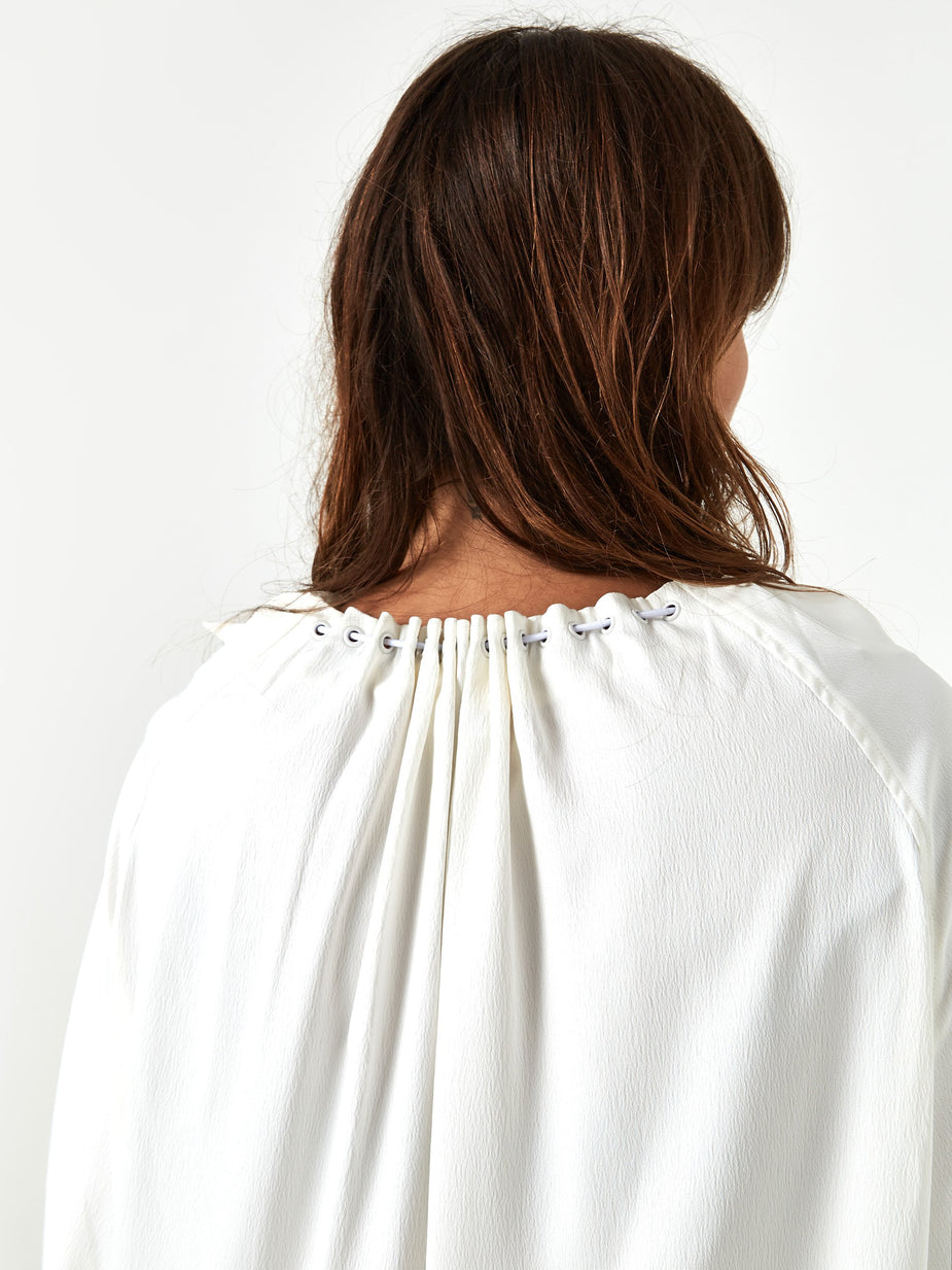 TOGA TOGA PULLA Heavy Satin Blouse - White - White