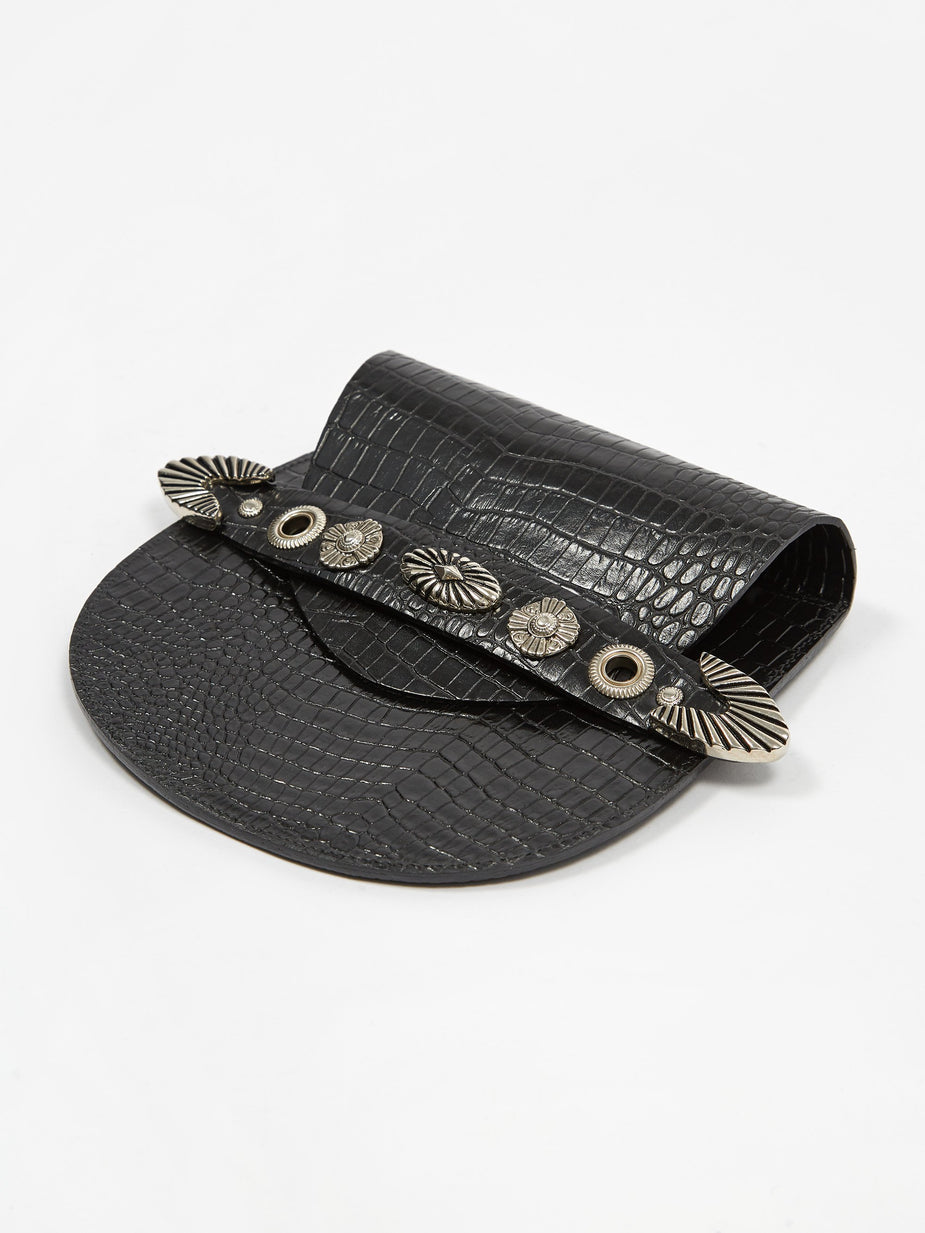 TOGA TOGA PULLA Metal Motif Bag - Black Mix - Black
