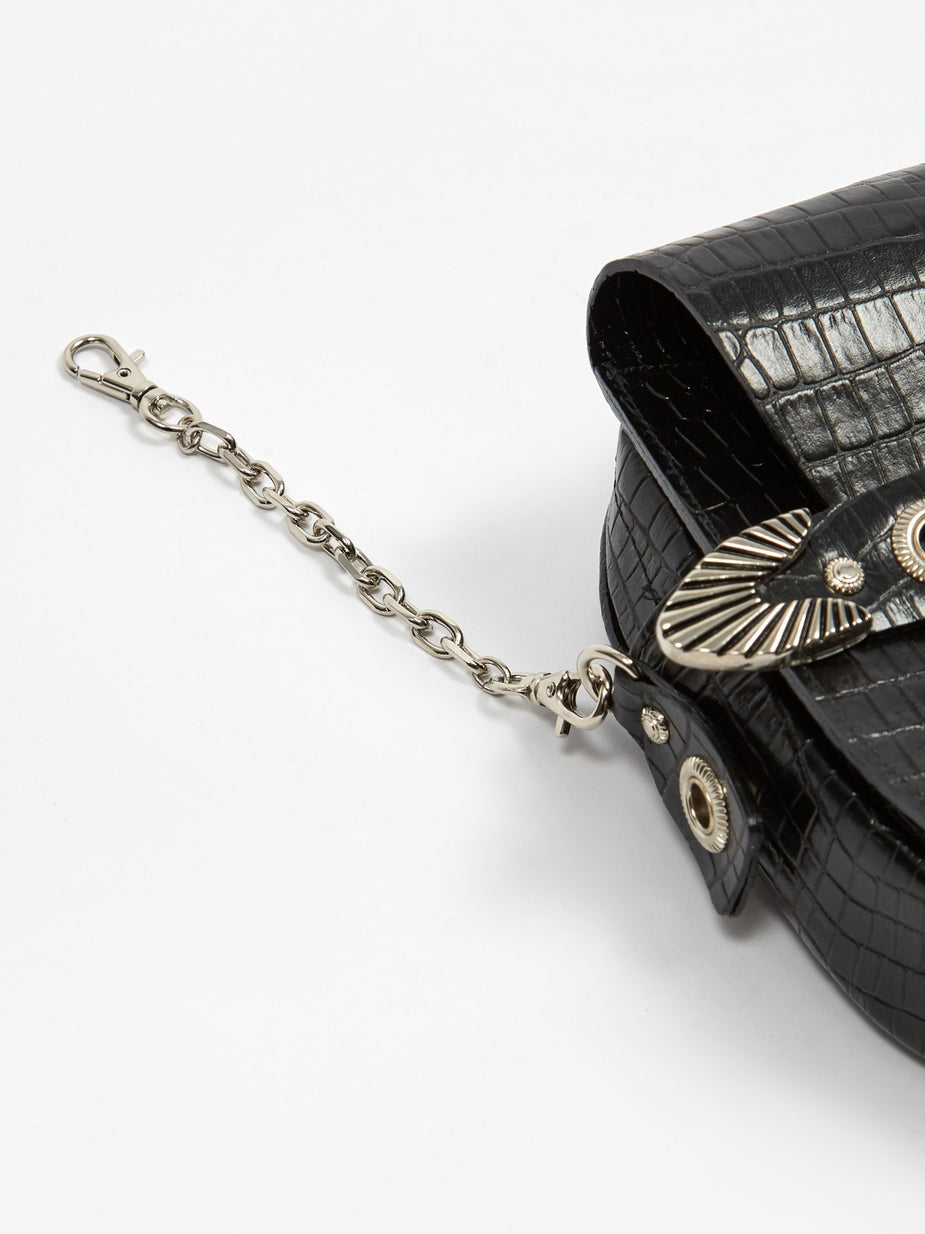 TOGA TOGA PULLA Metal Motif Bag - Black Mix - Black