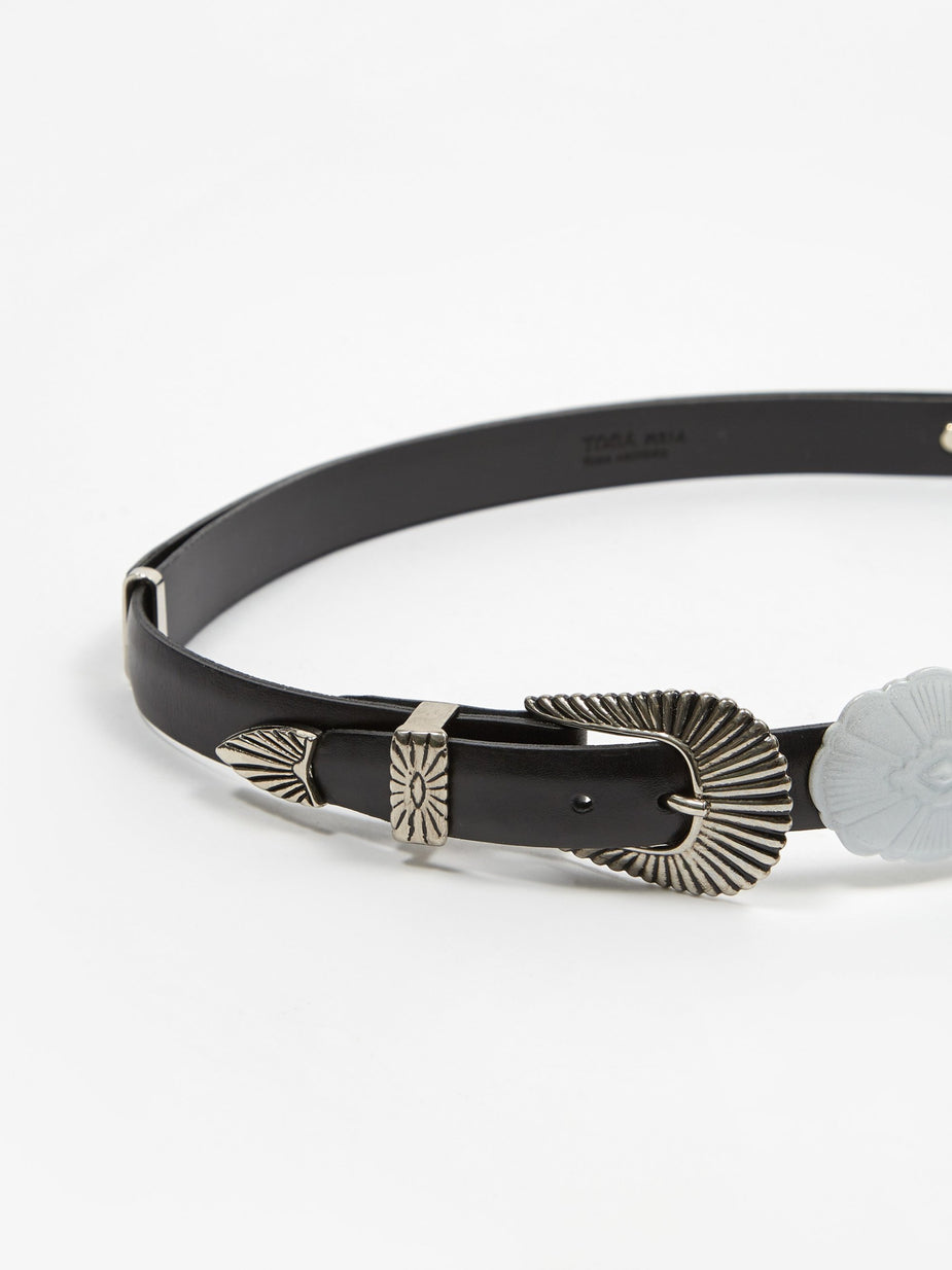 TOGA TOGA PULLA Motif Belt - Black - Black