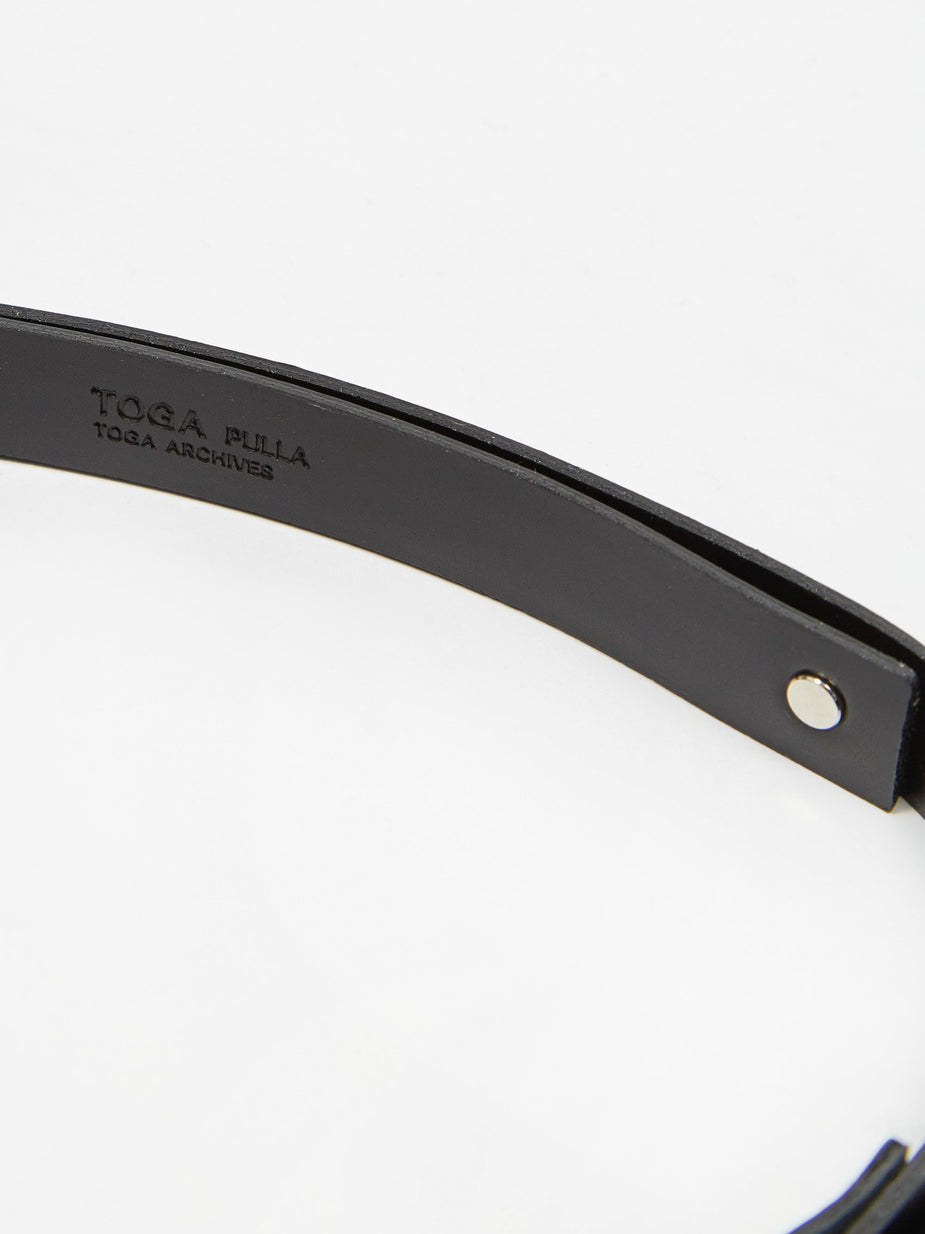 TOGA TOGA PULLA Motif Belt - Black - Black