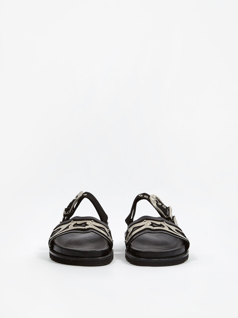 TOGA Virilis TOGA VIRILIS Buckle Sandal - Black - Black