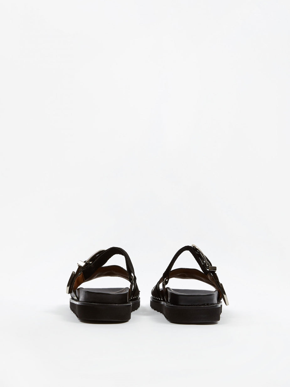 TOGA Virilis TOGA VIRILIS Buckle Sandal - Black - Black
