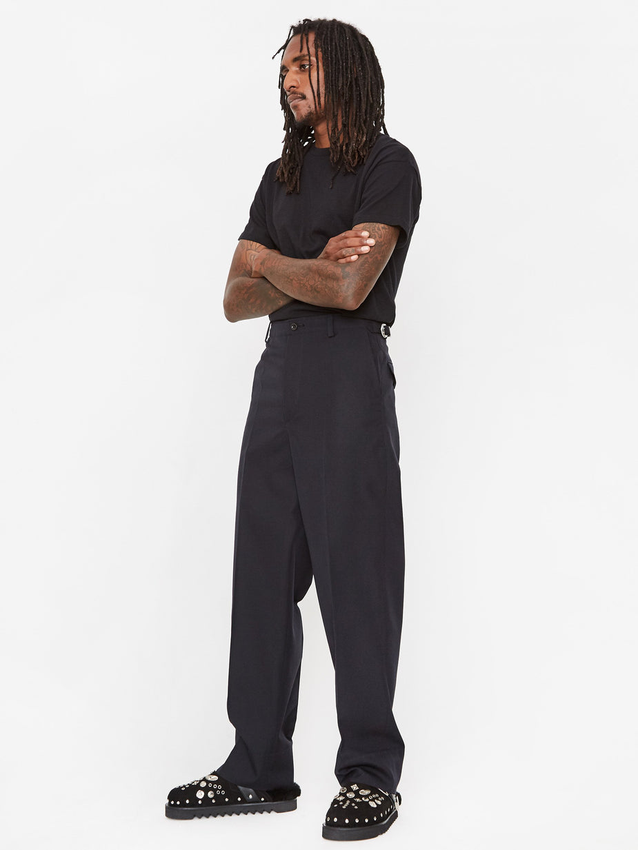TOGA Virilis TOGA Virilis Chambray Twill Pant - Black - Black
