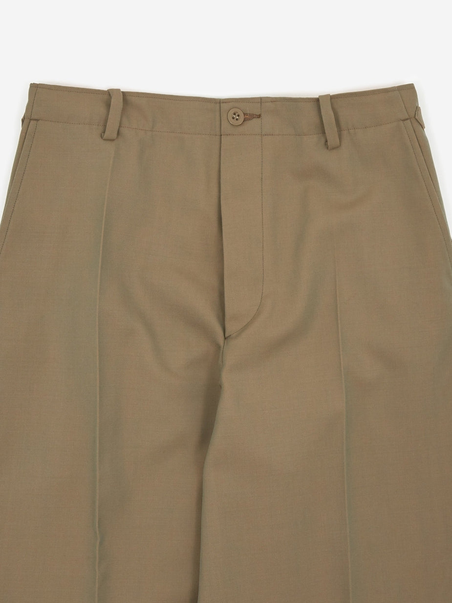 TOGA Virilis TOGA Virilis Chambray Twill Pant - Khaki - Neutrals
