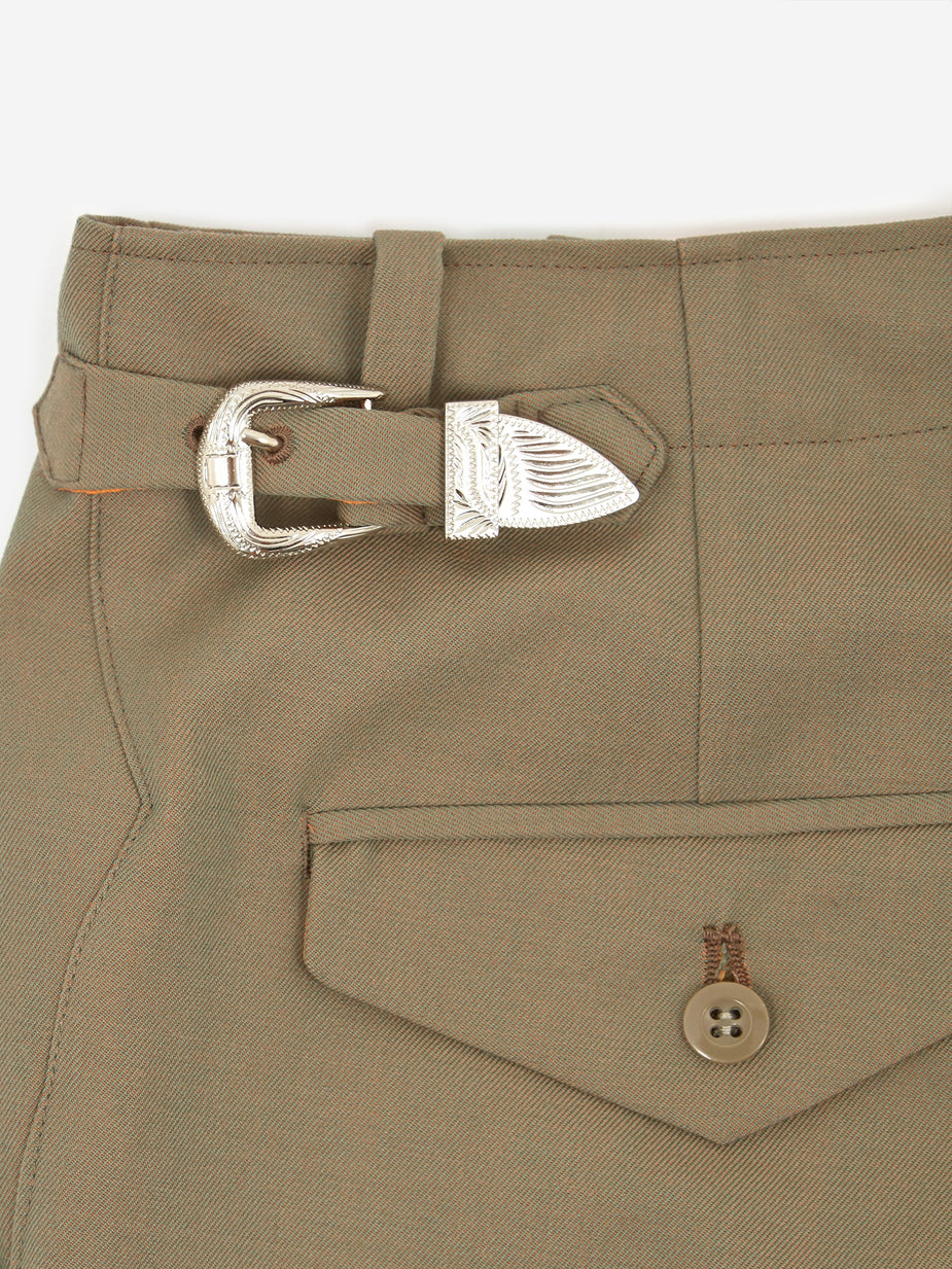 TOGA Virilis TOGA Virilis Chambray Twill Pant - Khaki - Neutrals