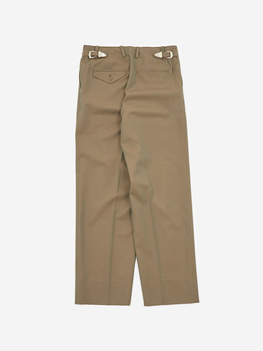 TOGA Virilis TOGA Virilis Chambray Twill Pant - Khaki - Neutrals