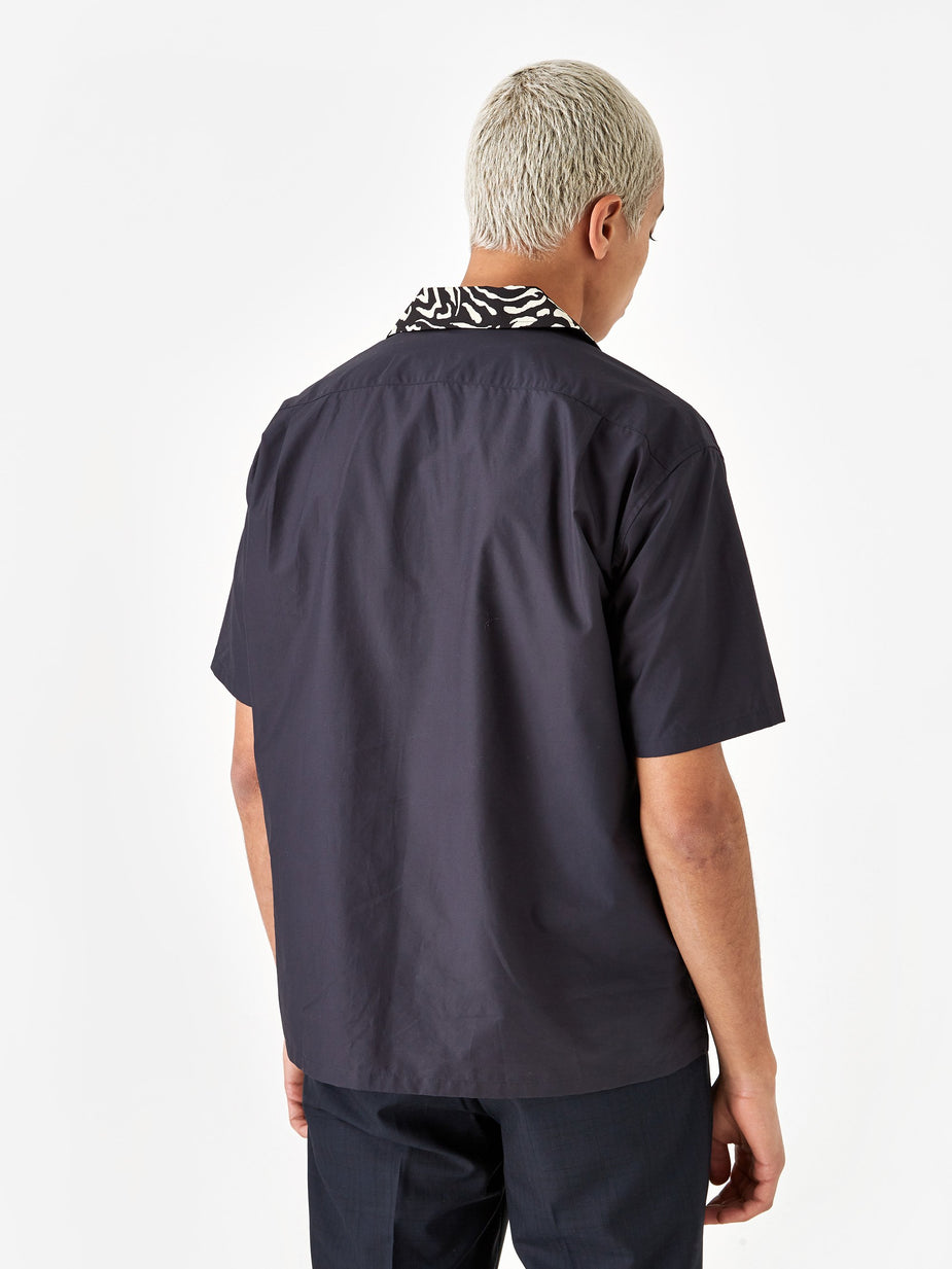 TOGA Virilis TOGA VIRILIS Cotton Print Shirt - Navy - Blue