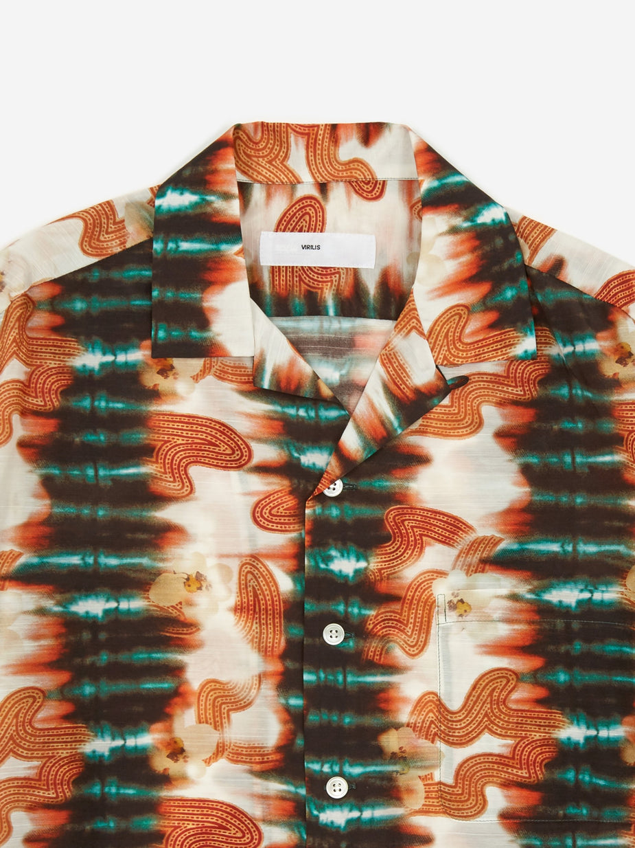 TOGA Virilis TOGA VIRILIS Cupra Cotton Print Shirt - White - White