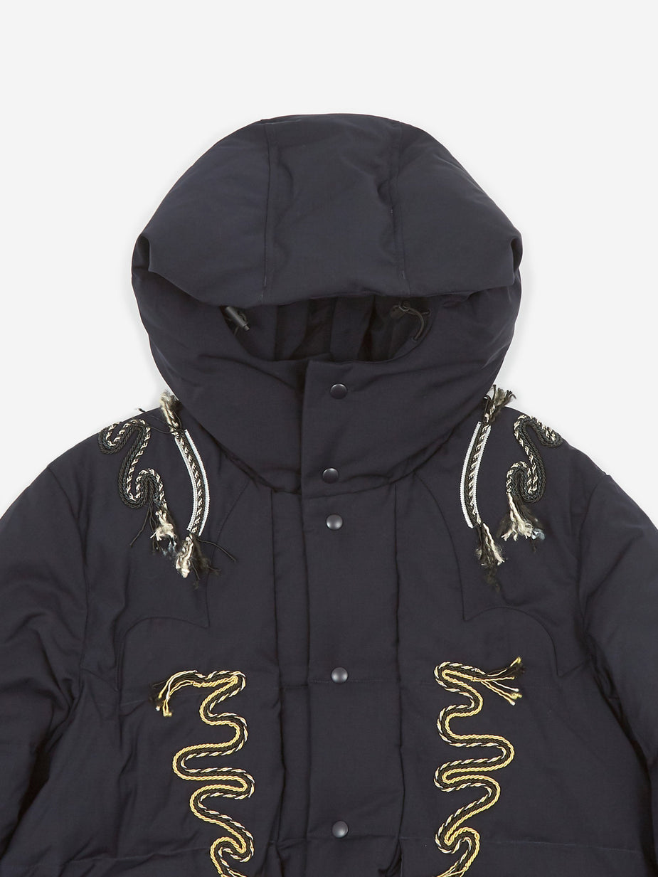 TOGA Virilis TOGA Virilis Embroidery Down Jacket - Navy - Blue