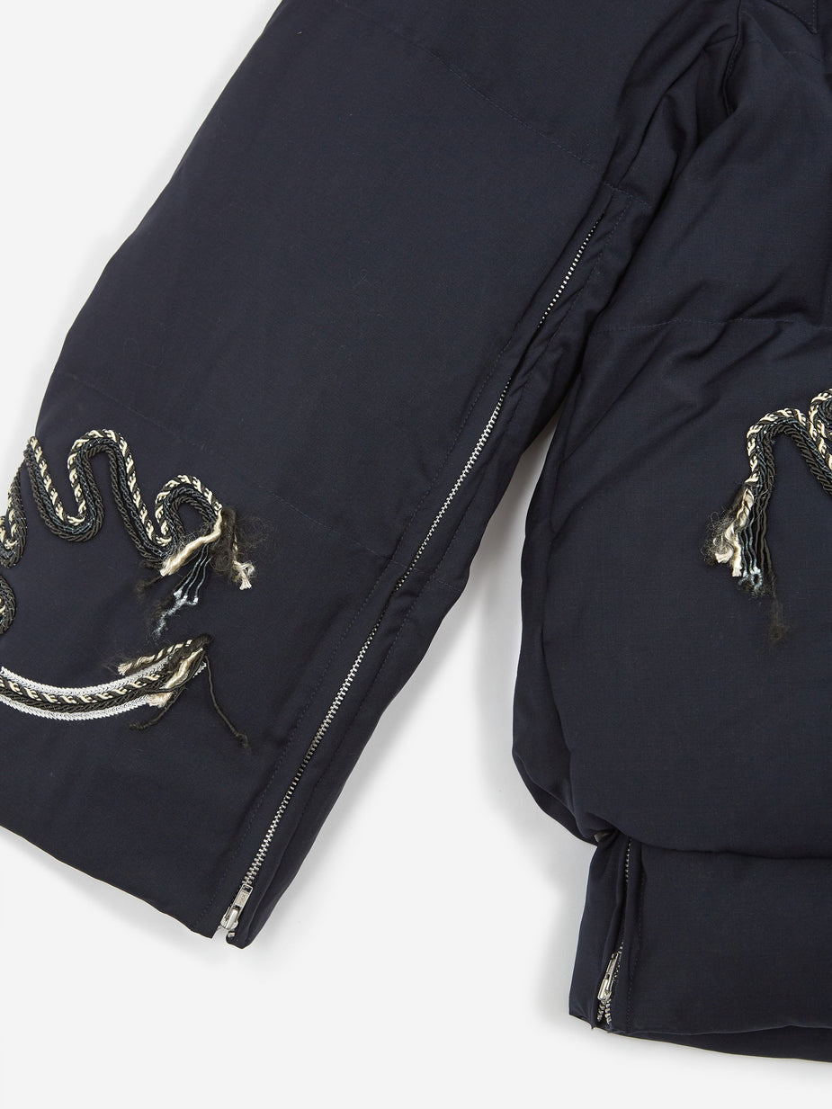 TOGA Virilis TOGA Virilis Embroidery Down Jacket - Navy - Blue