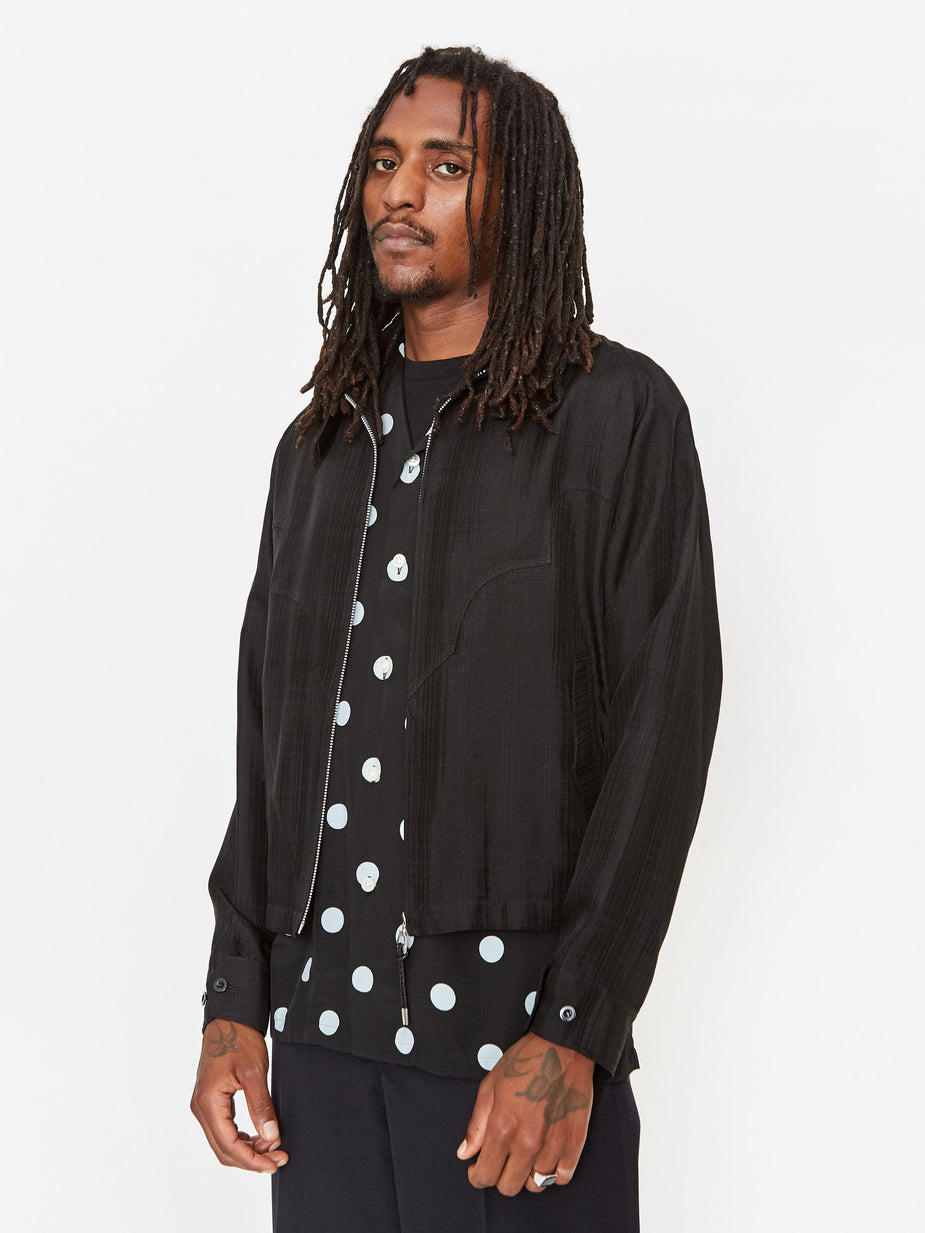 TOGA Virilis TOGA Virilis Rayon Western Jacket - Black - Black