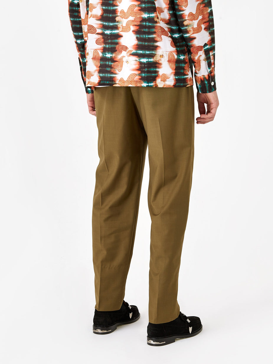 TOGA Virilis TOGA VIRILIS Suiting Easy Trouser - Khaki - Neutrals