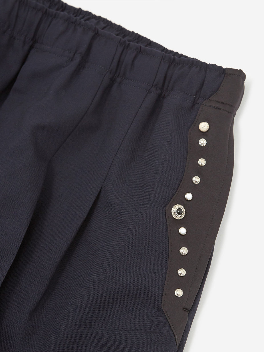 TOGA Virilis TOGA Virilis Suiting Wool Easy Pant - Navy - Blue