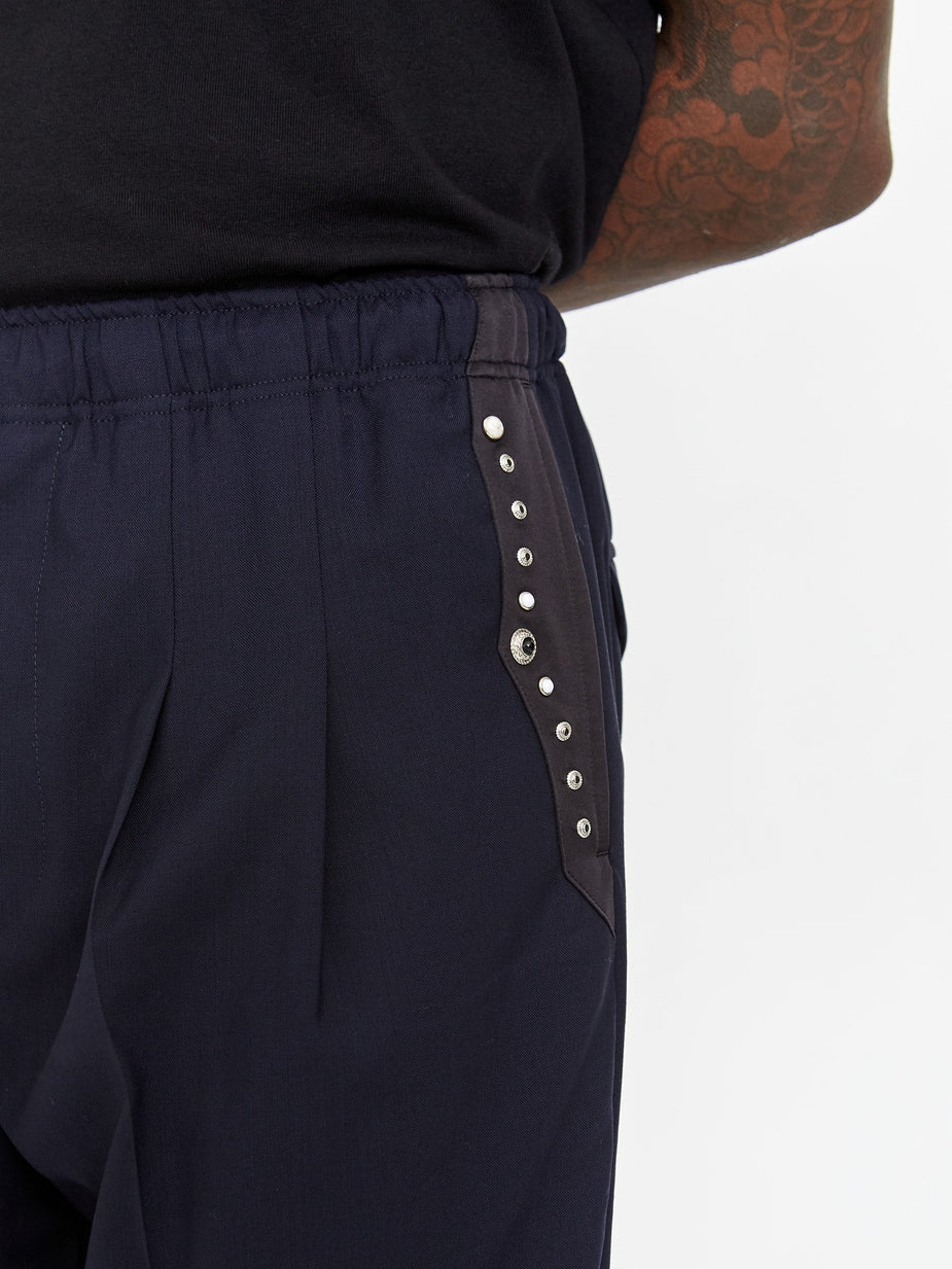 TOGA Virilis TOGA Virilis Suiting Wool Easy Pant - Navy - Blue