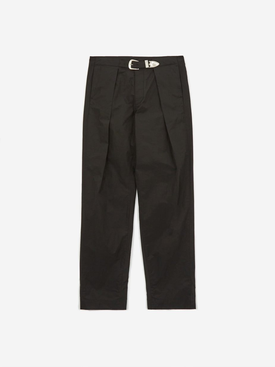 TOGA Virilis TOGA VIRILIS Tafeta Belt Trouser - Black - Black