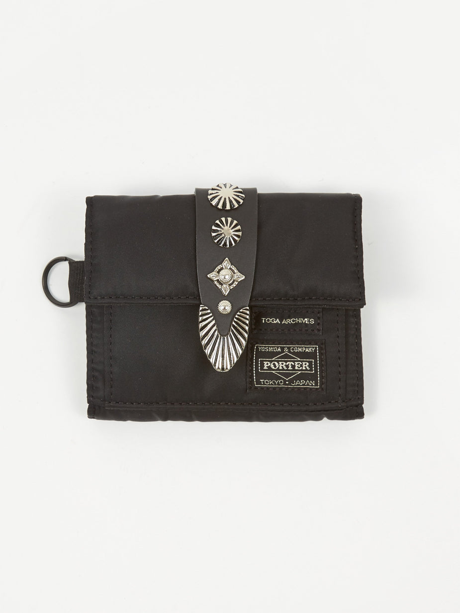 TOGA Virilis TOGA x Porter Shoulder Wallet - Black - Black