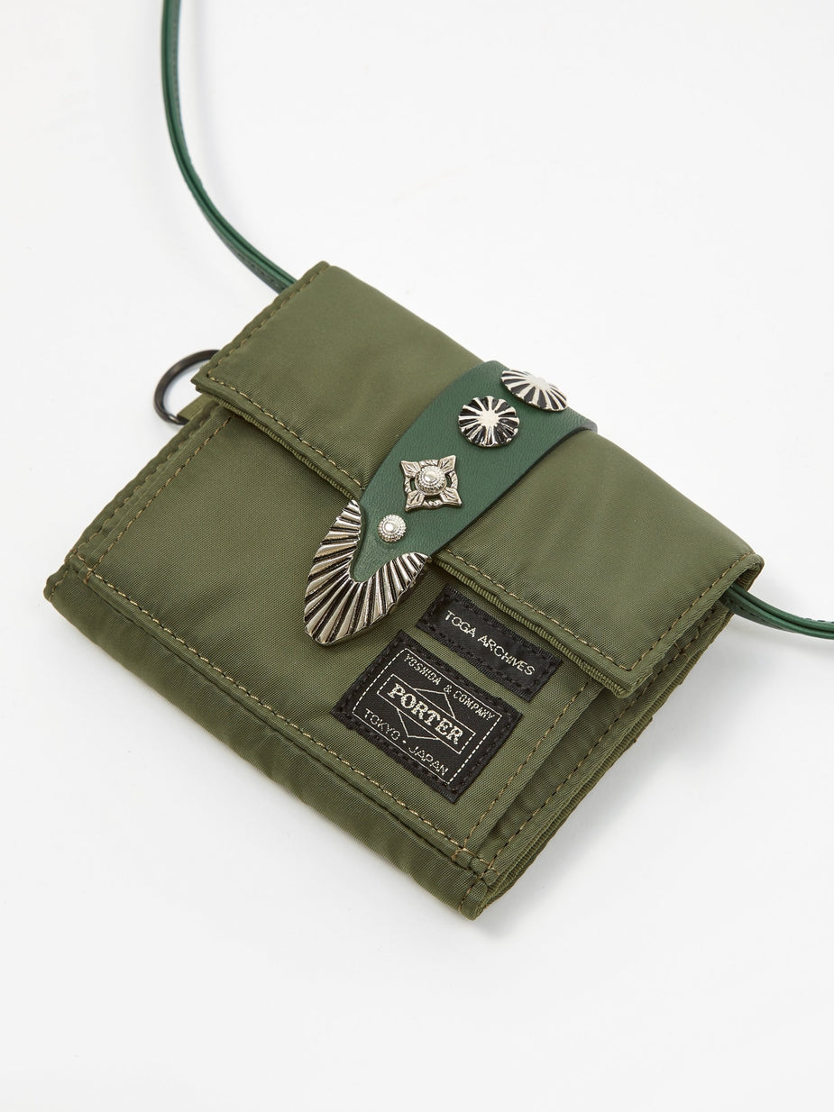TOGA Virilis TOGA x Porter Shoulder Wallet - Khaki - Neutrals
