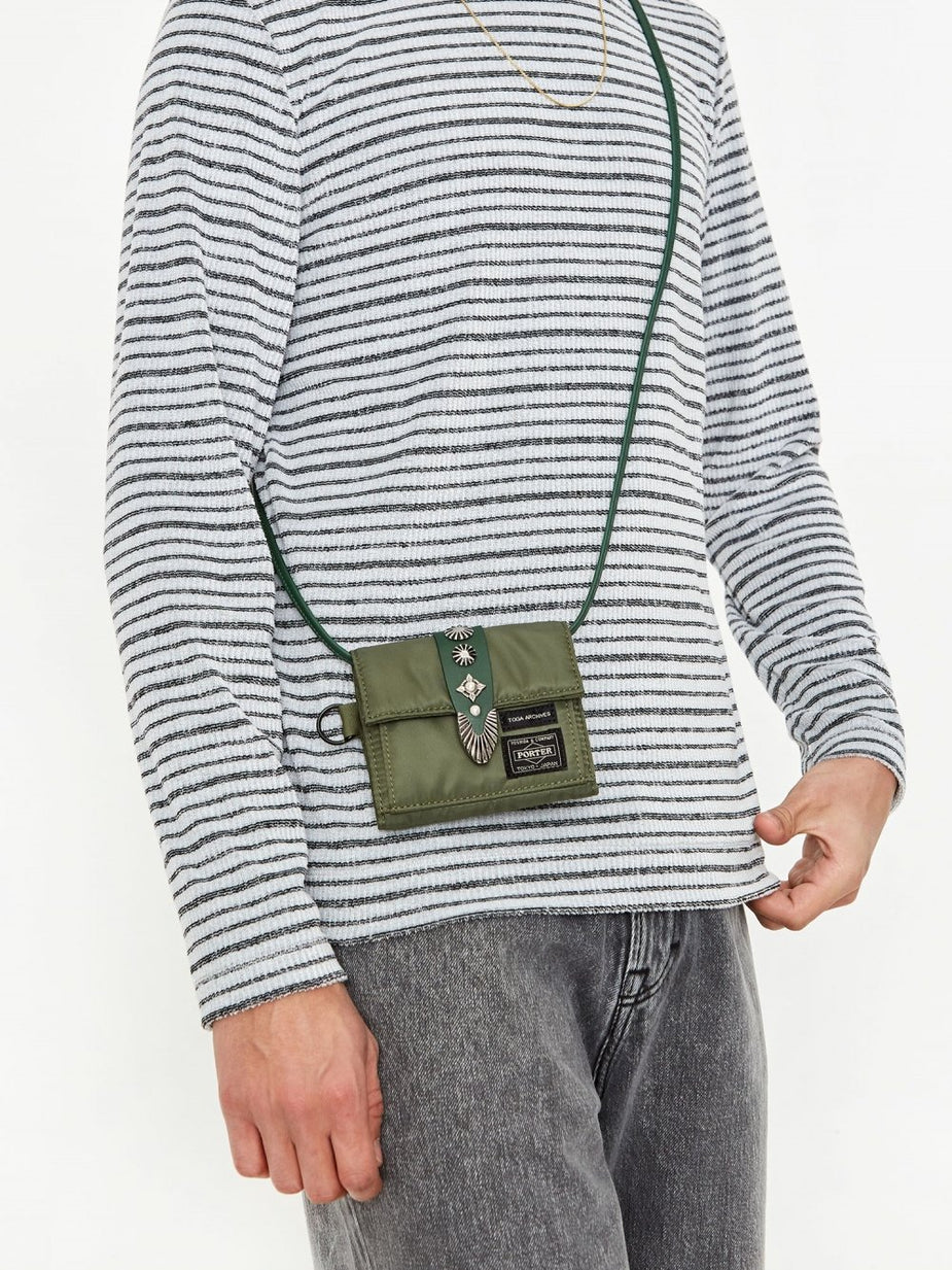 TOGA Virilis TOGA x Porter Shoulder Wallet - Khaki - Neutrals