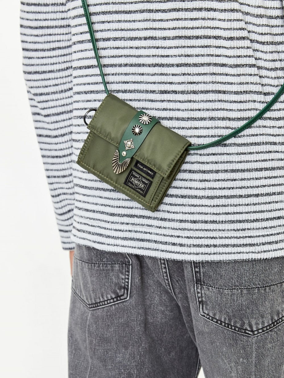 TOGA Virilis TOGA x Porter Shoulder Wallet - Khaki - Neutrals