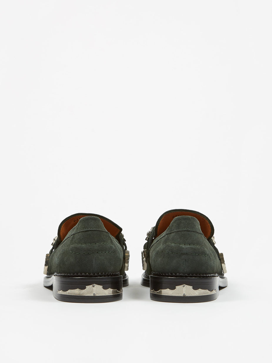 TOGA Virilis TOGA Virilis Suede Loafer - Green - Green