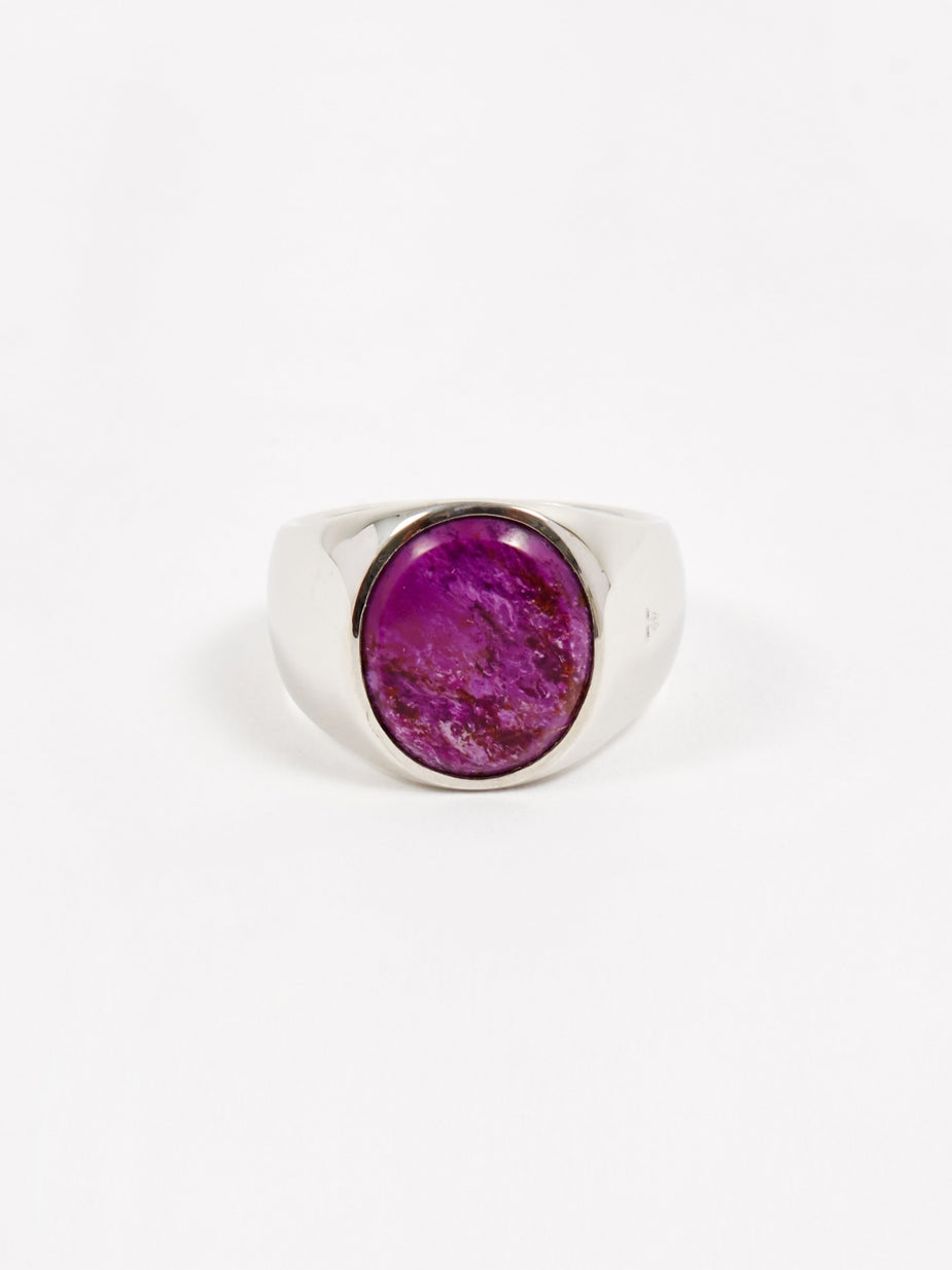 Tom Wood Tom Wood Oval Ring - Sugulite - Other