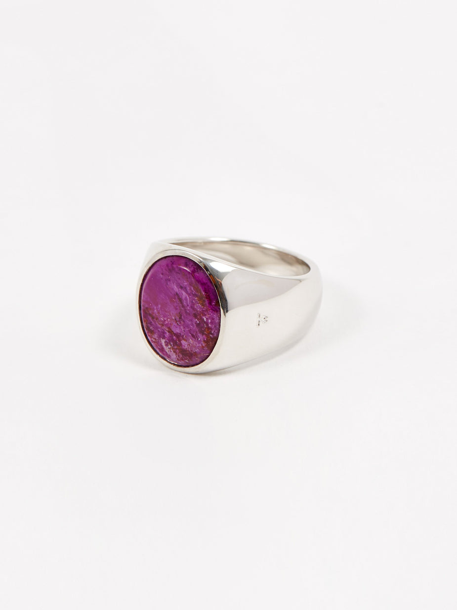 Tom Wood Tom Wood Oval Ring - Sugulite - Other