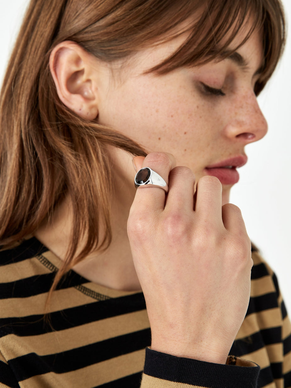 Tom Wood Tom Wood Lizzie Ring - Smoky Quartz - Other