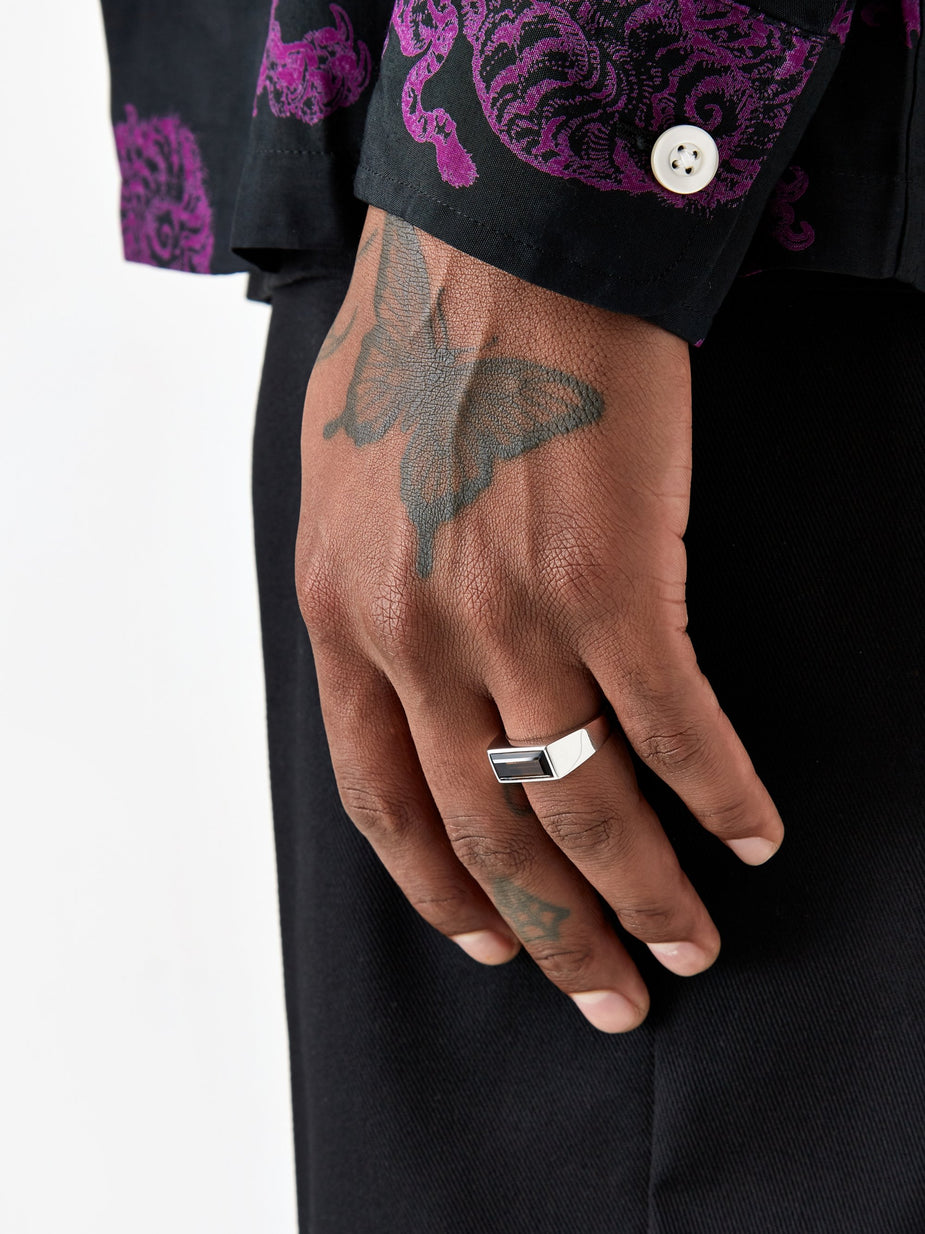 Tom Wood Tom Wood Peaky Ring - Smoky Quartz - Other