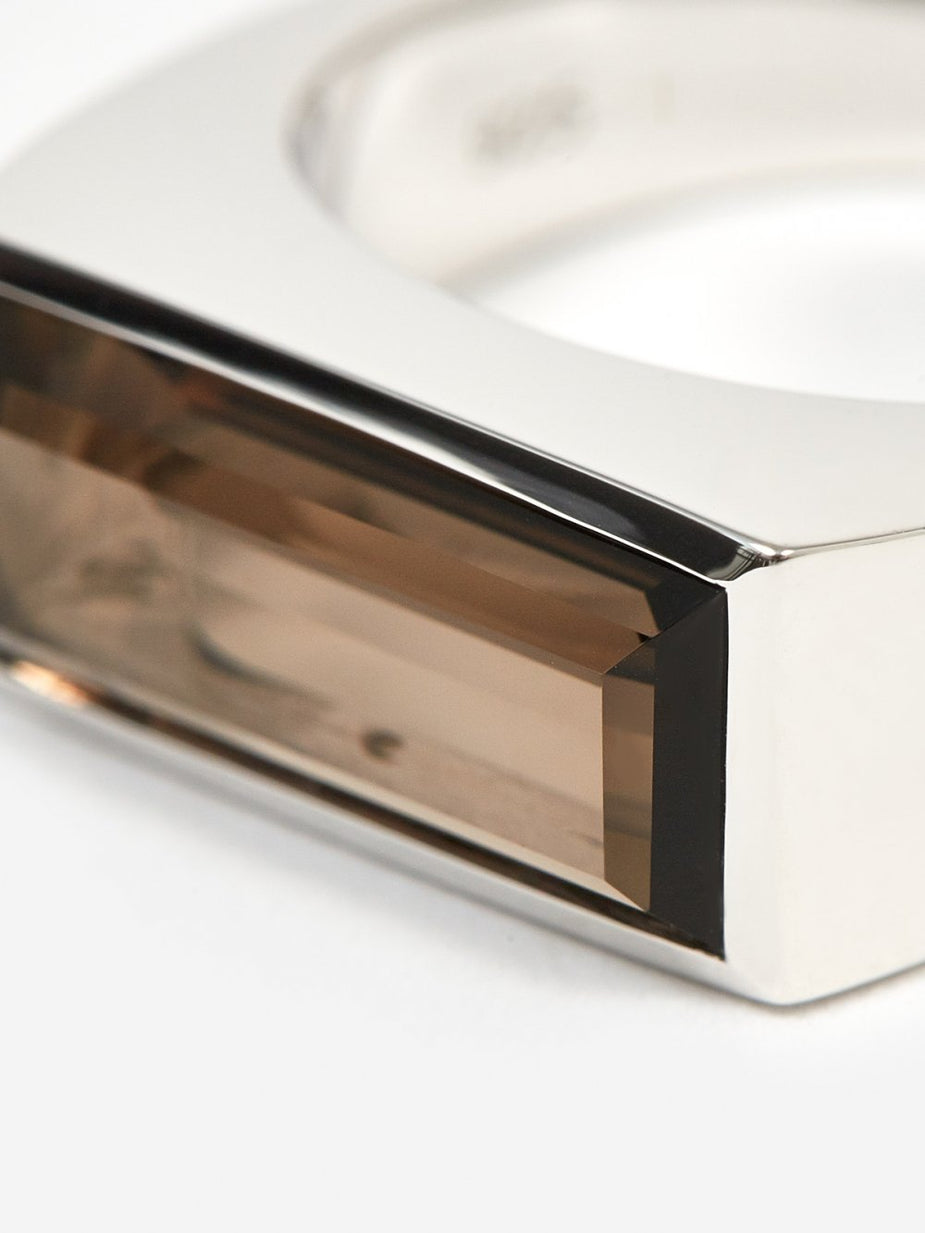 Tom Wood Tom Wood Peaky Ring - Smoky Quartz - Other